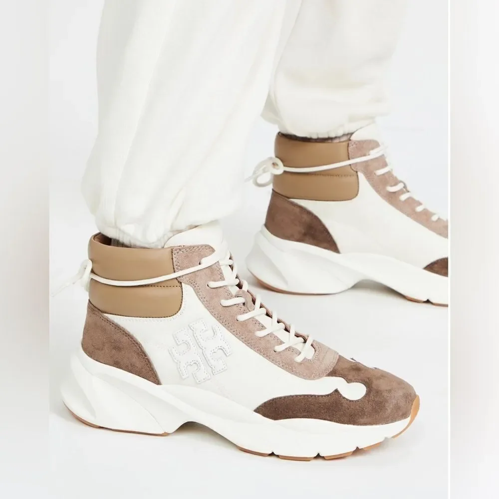 Tory‎ Burch Good Luck Hiker, Cream/Oakwood, Style 83840